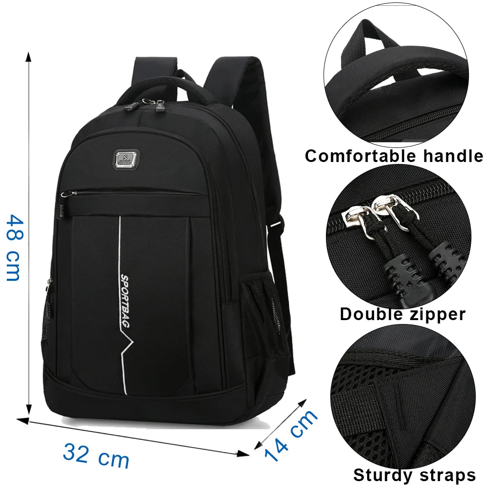 Waterproof Men's Backpack Work 15.6" Laptop Men Business Backpack College School Backpack for Boy Girl Book Bag Travel Back Pack