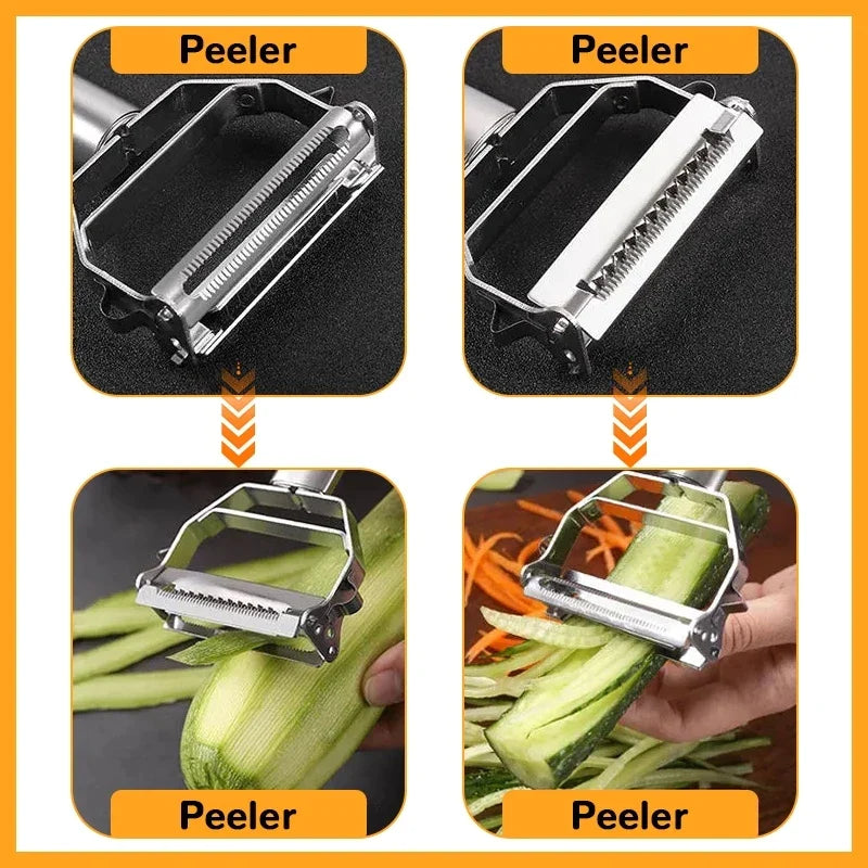 Stainless Steel Multifunctional Vegetable Fruit Peeler